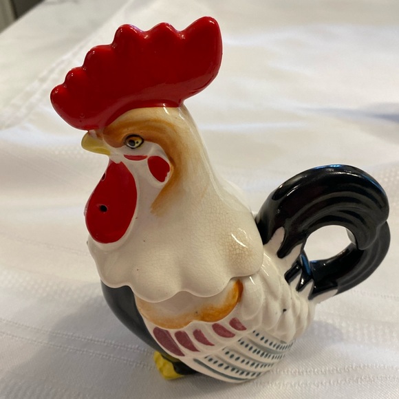 Vintage Napco Japanese Rooster, Hen Salt & Pepper, Cream & Sugar Set - Picture 8 of 15